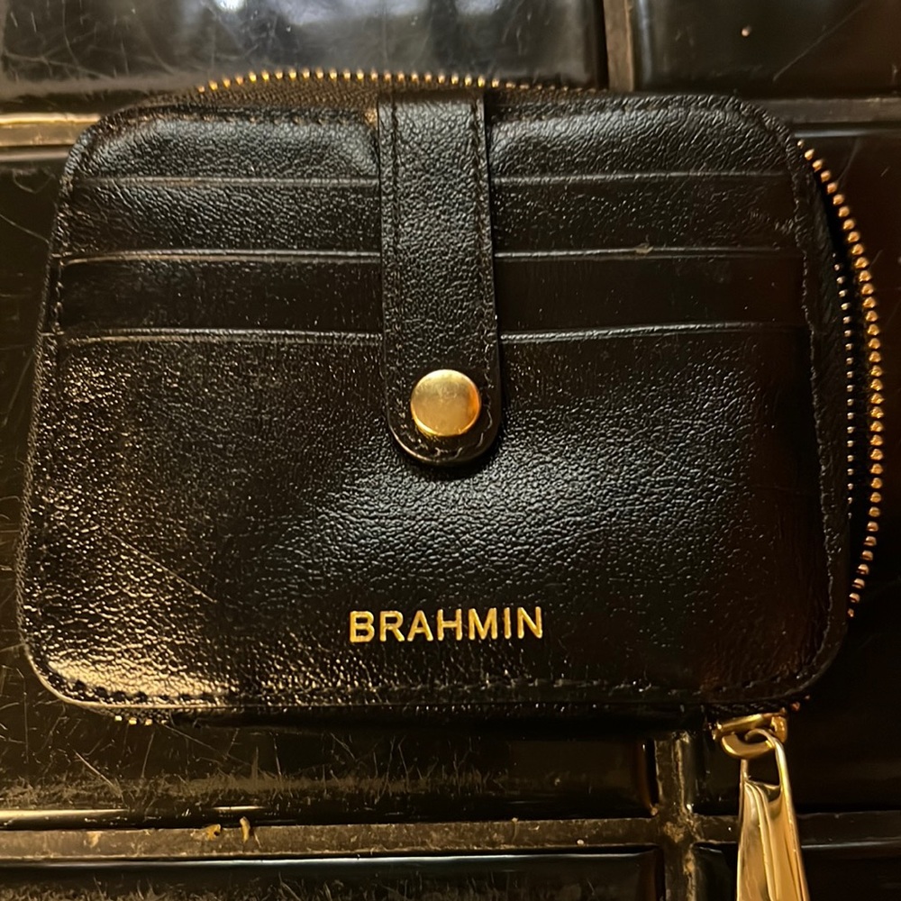 Brahmin zip around wallet